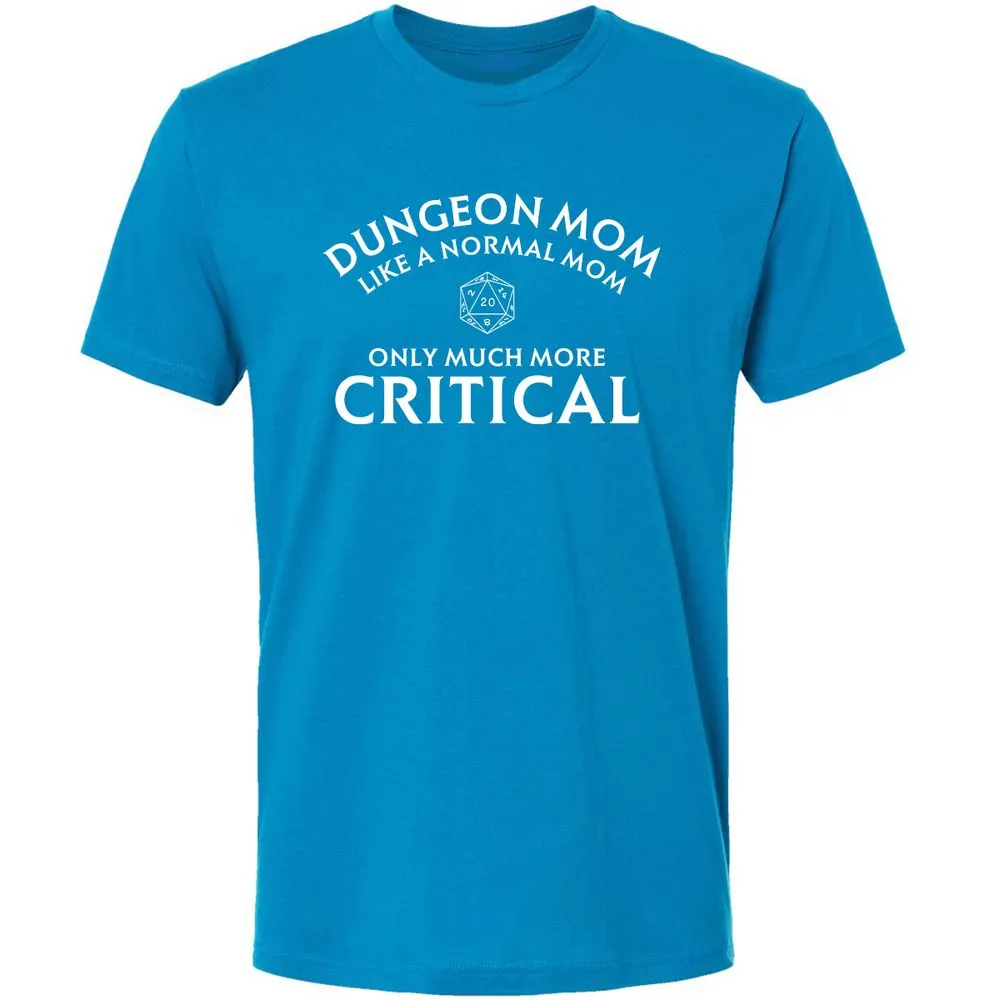 Dungeon Mom Normal Mom Premium Unisex T-Shirt - Turquoise - 16