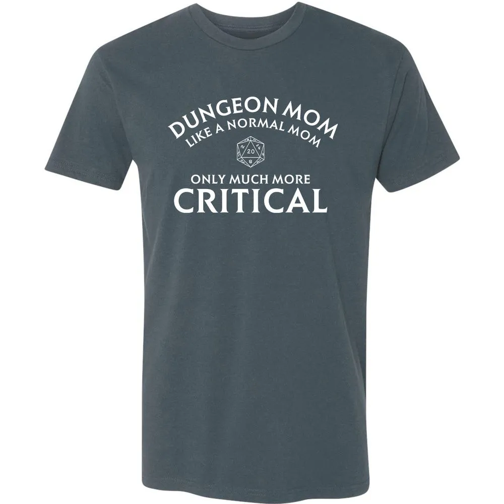 Dungeon Mom Normal Mom Premium Unisex T-Shirt - Indigo - 15