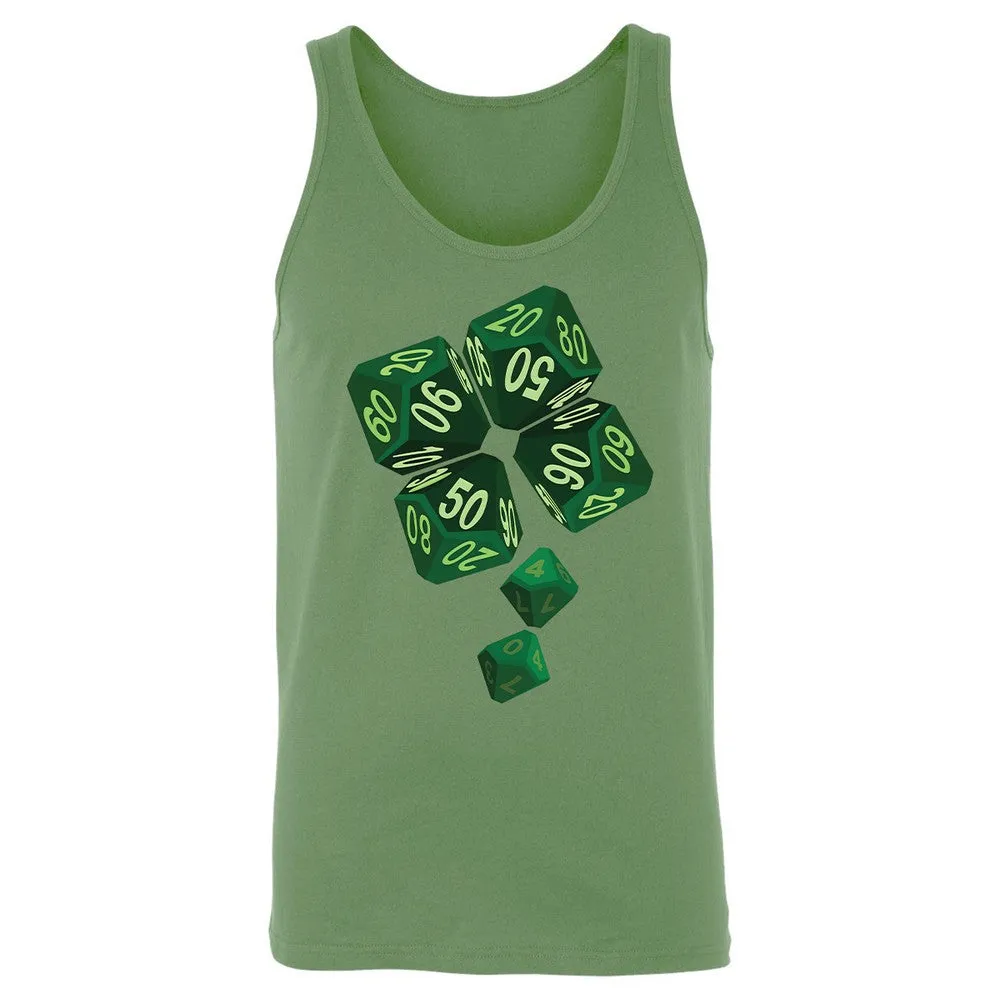 Dice Clover Unisex Jersey Tank - Leaf - 10