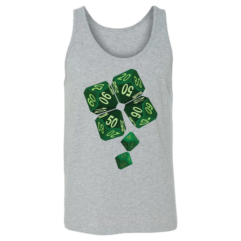 Dice Clover Unisex Jersey Tank - Athletic Heather - 4