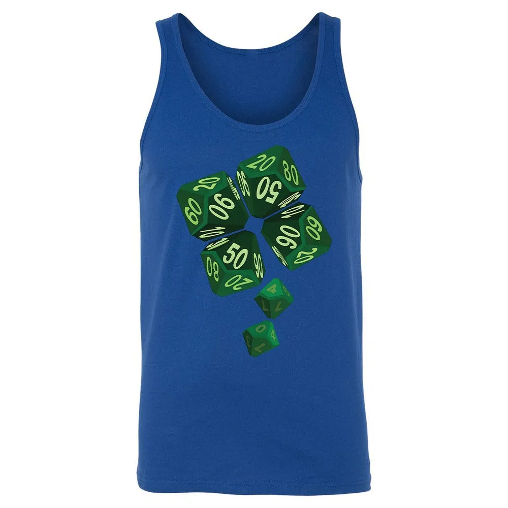 Dice Clover Unisex Jersey Tank - True Royal - 13