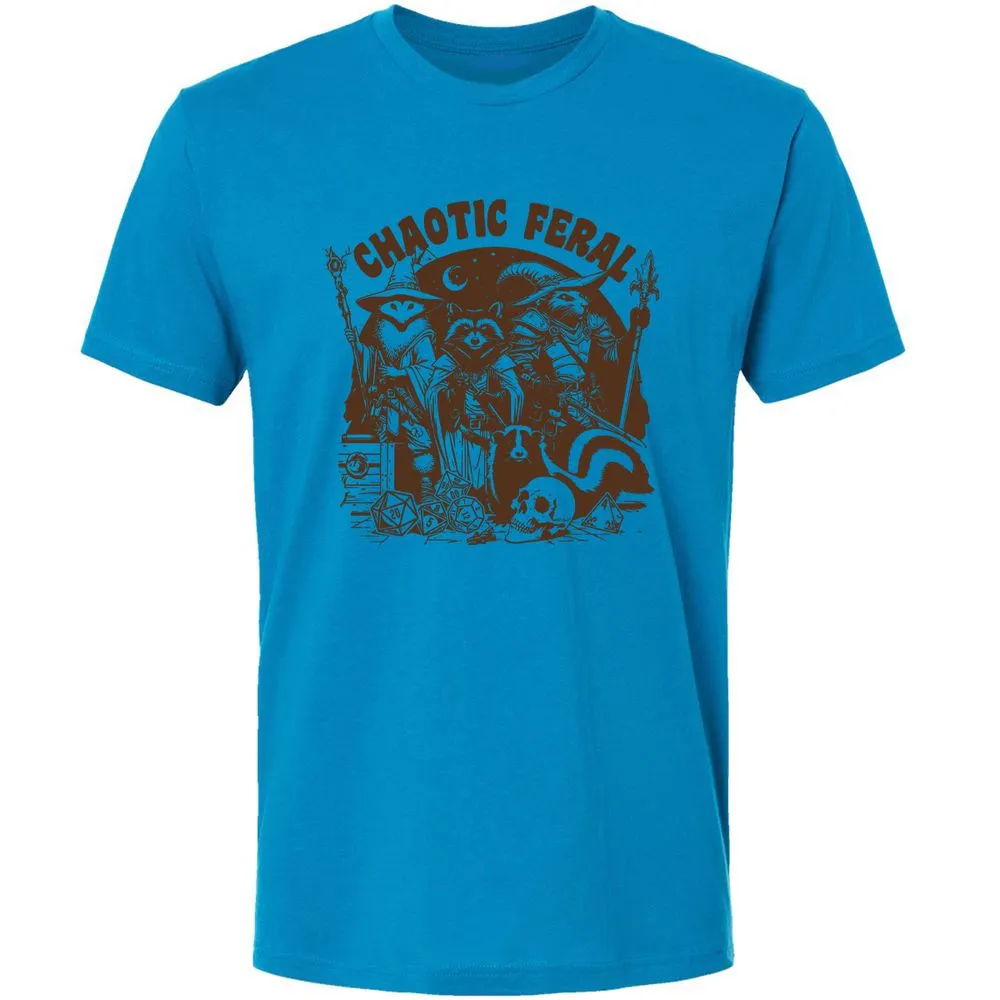 DND Inspired Raccoon Opossum Chaotic Feral - Turquoise - 4