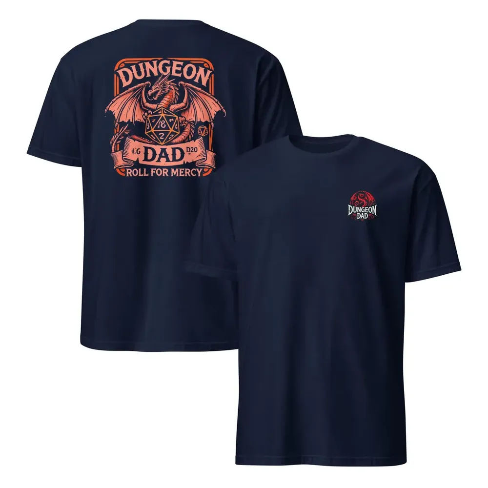 Dungeon Dad Roll For Mercy Classic Unisex T-Shirt - 3