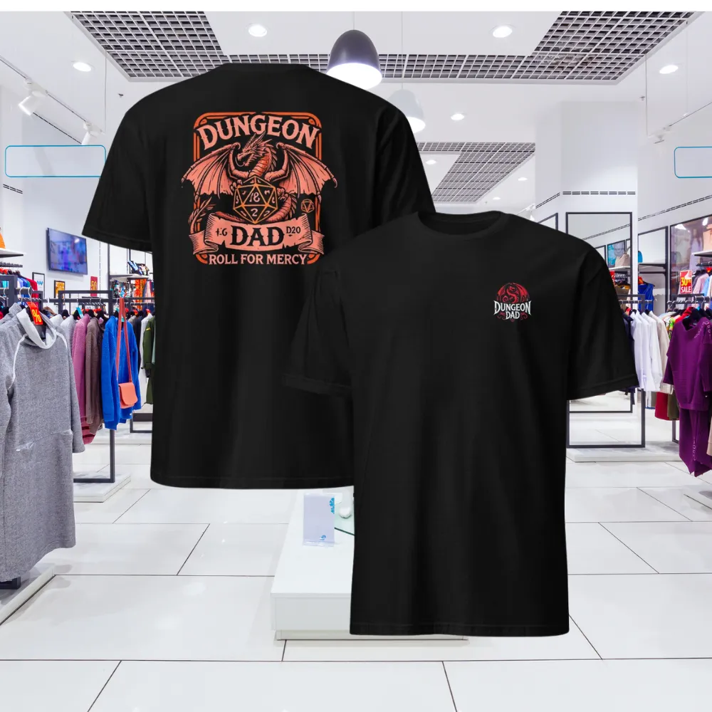 Dungeon Dad Roll For Mercy Classic Unisex T-Shirt - 1