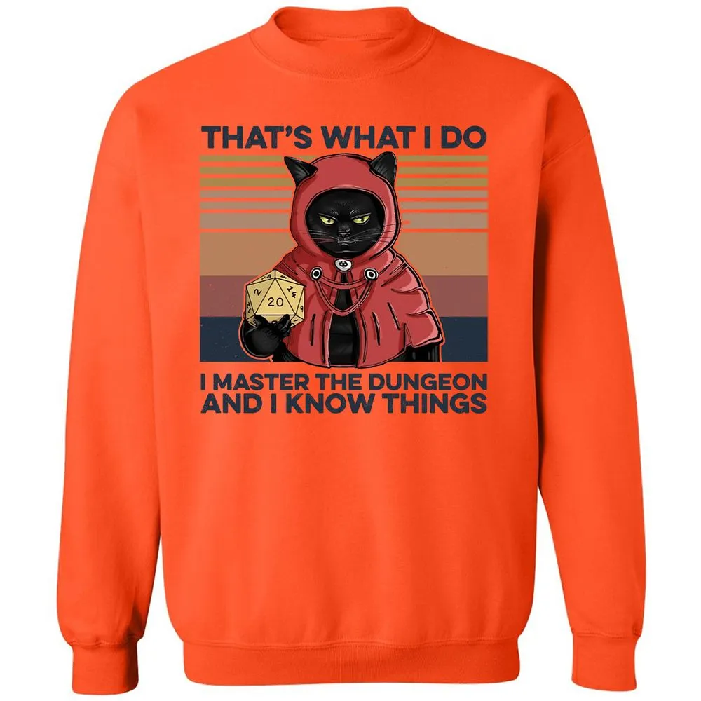 I Master The Dungeons Classic Unisex Sweatshirt - Orange - 10