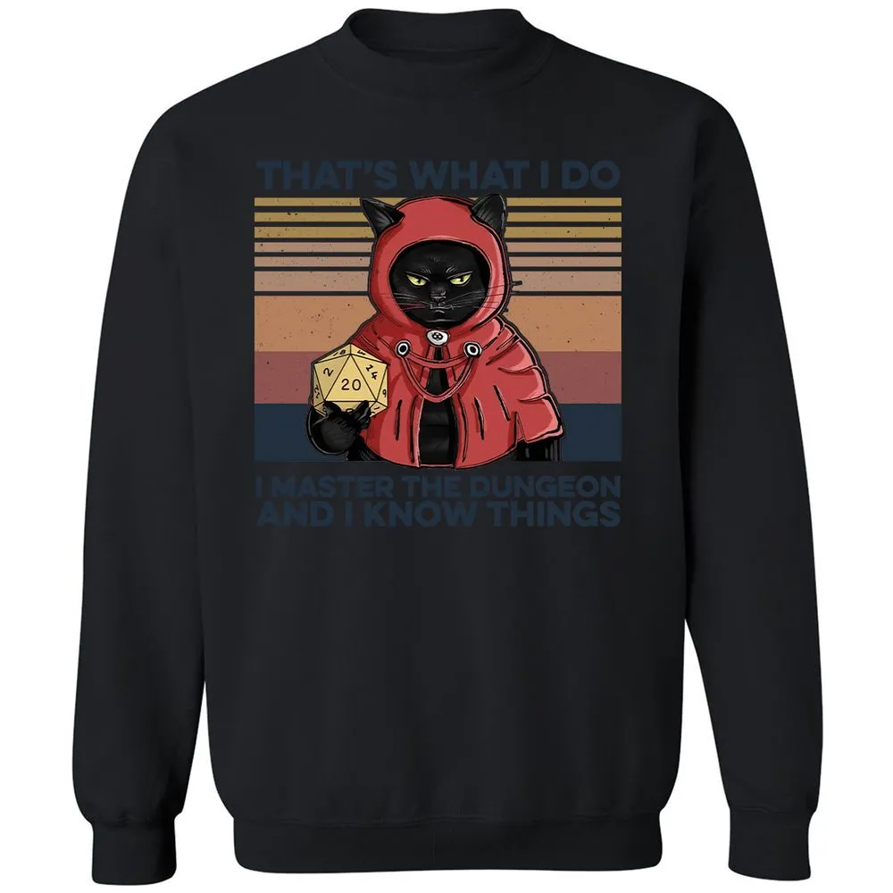 I Master The Dungeons Classic Unisex Sweatshirt - Black - 12
