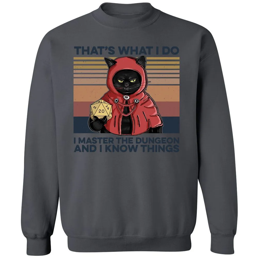I Master The Dungeons Classic Unisex Sweatshirt - Charcoal - 7