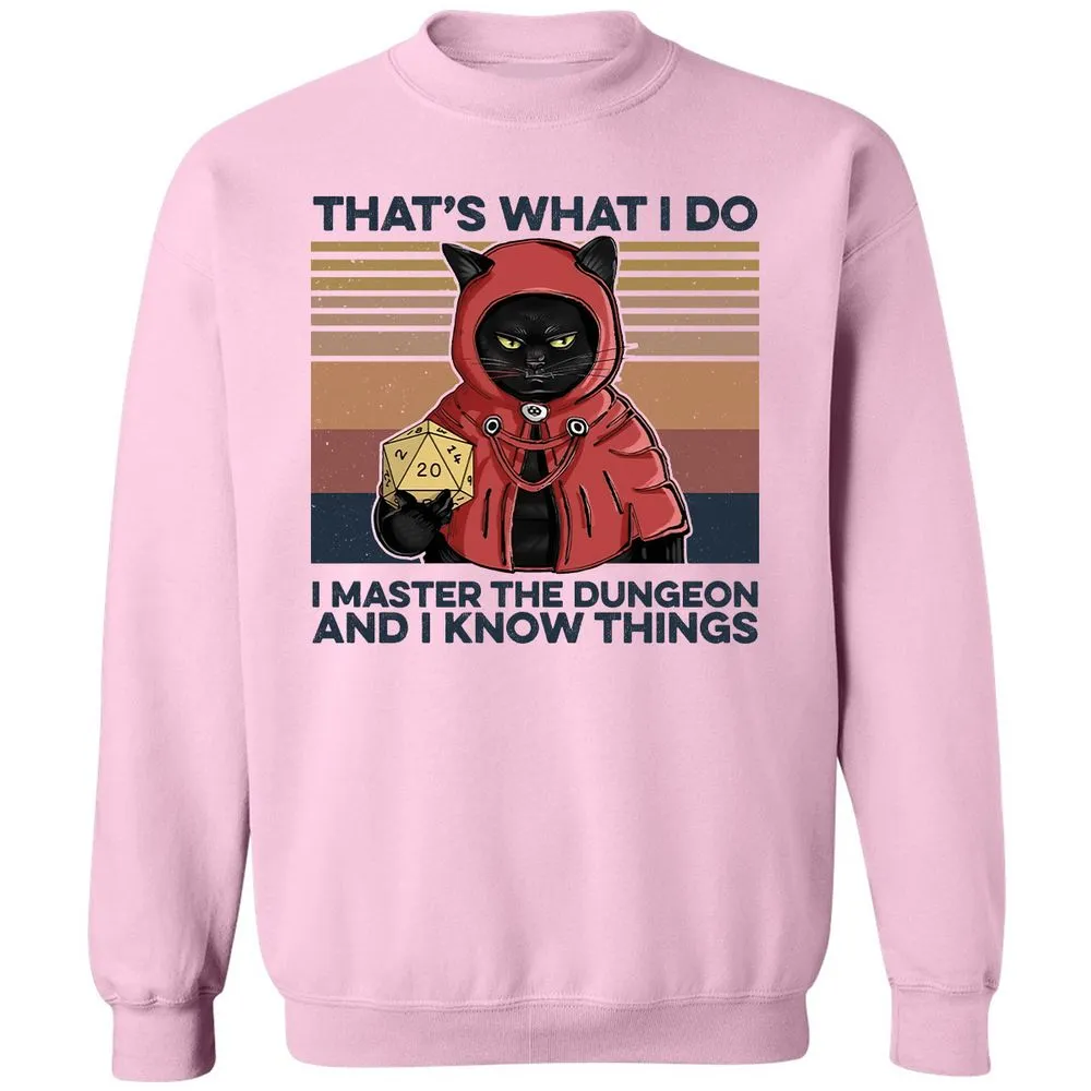 I Master The Dungeons Classic Unisex Sweatshirt - Light Pink - 3
