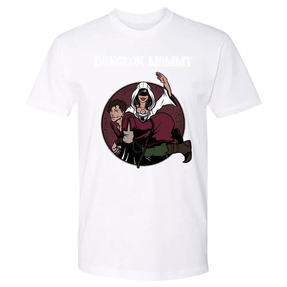 Dominant Dungeon Mommy Premium Unisex T-Shirt - White - 4