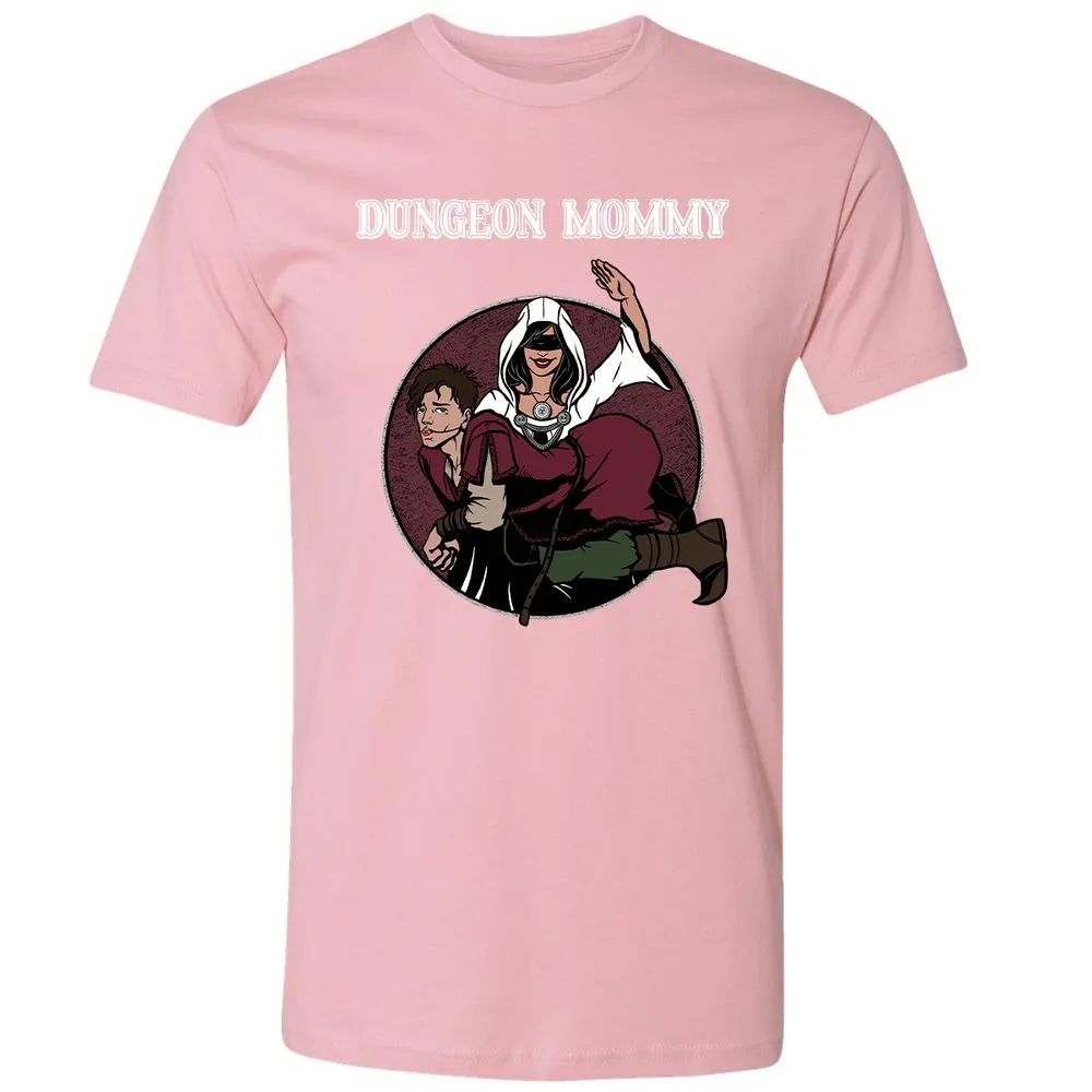 Dominant Dungeon Mommy Premium Unisex T-Shirt - Light Pink - 3