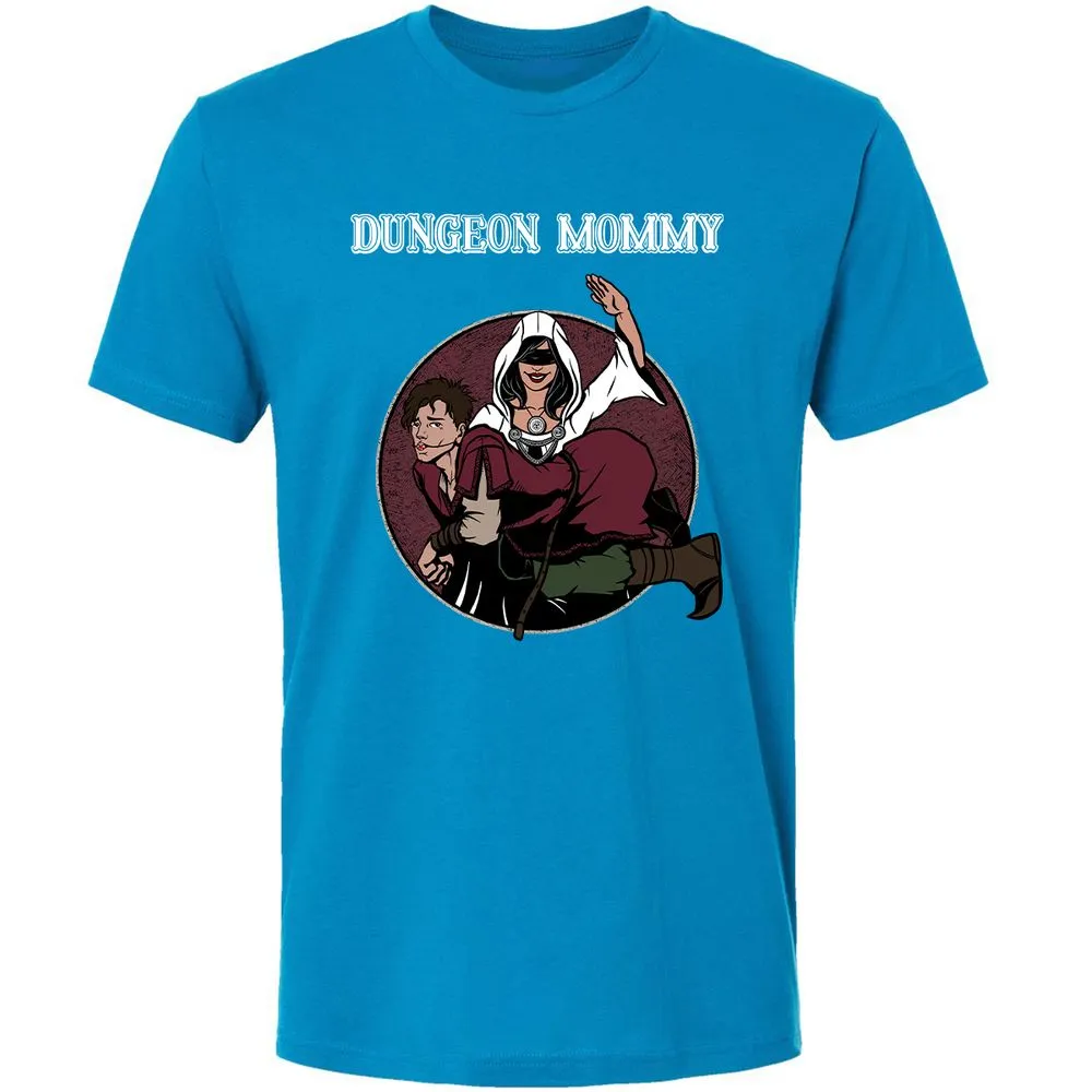 Dominant Dungeon Mommy Premium Unisex T-Shirt - Turquoise - 16