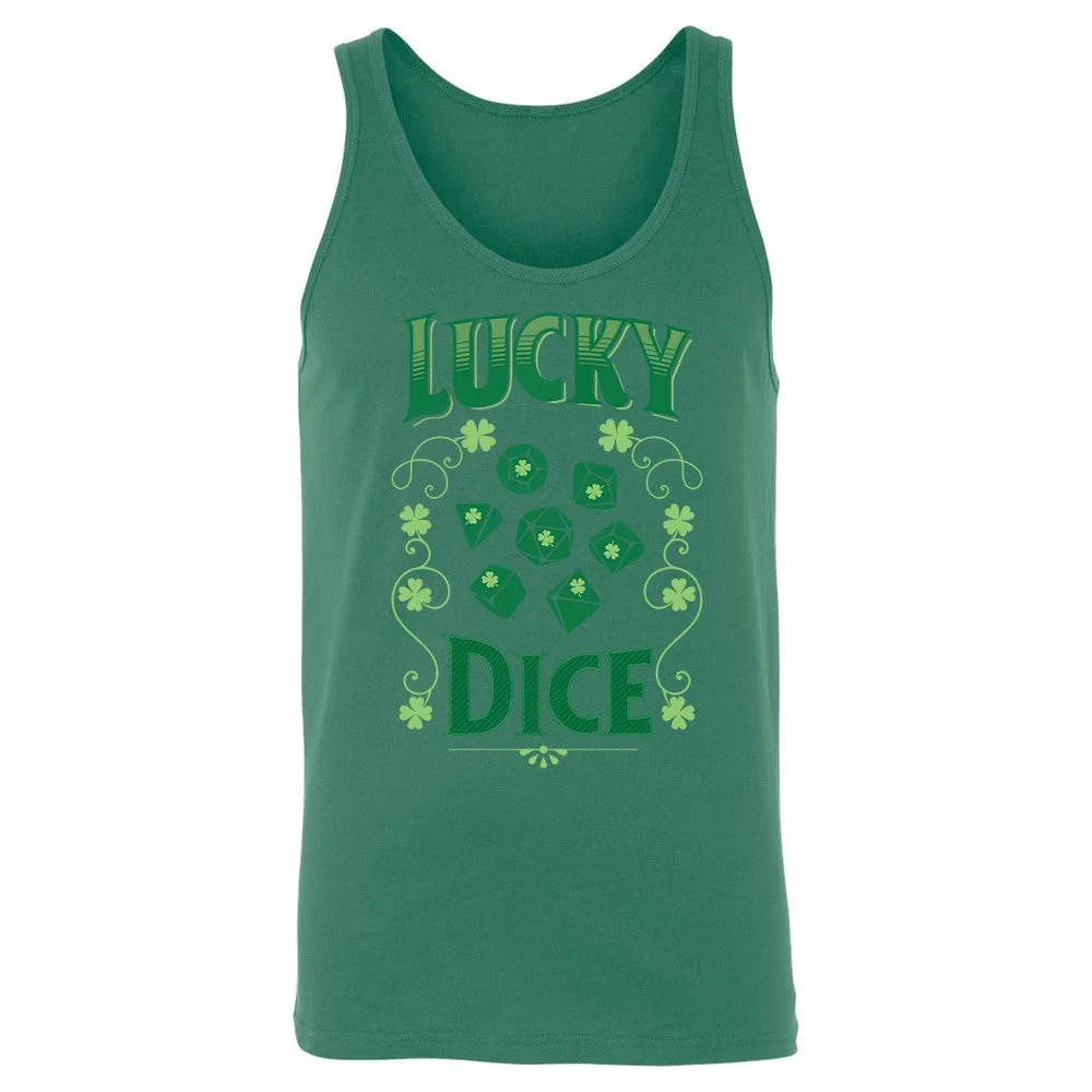 Lucky Dice Unisex Jersey Tank - Kelly - 9