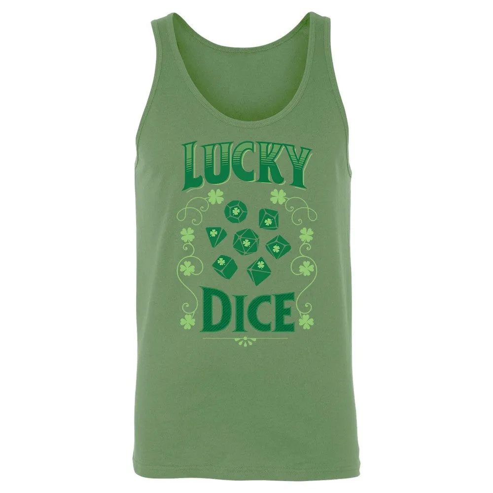 Lucky Dice Unisex Jersey Tank - Leaf - 10