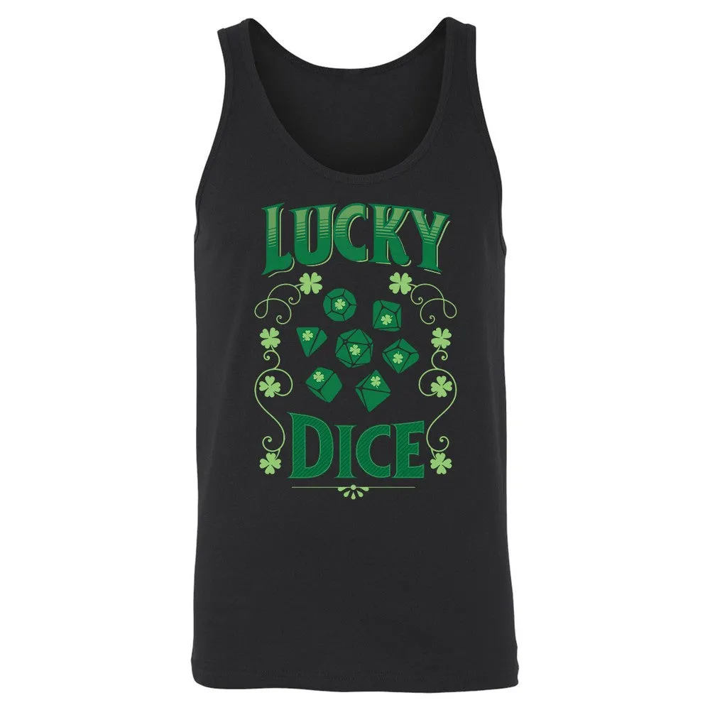 Lucky Dice Unisex Jersey Tank - Black - 14