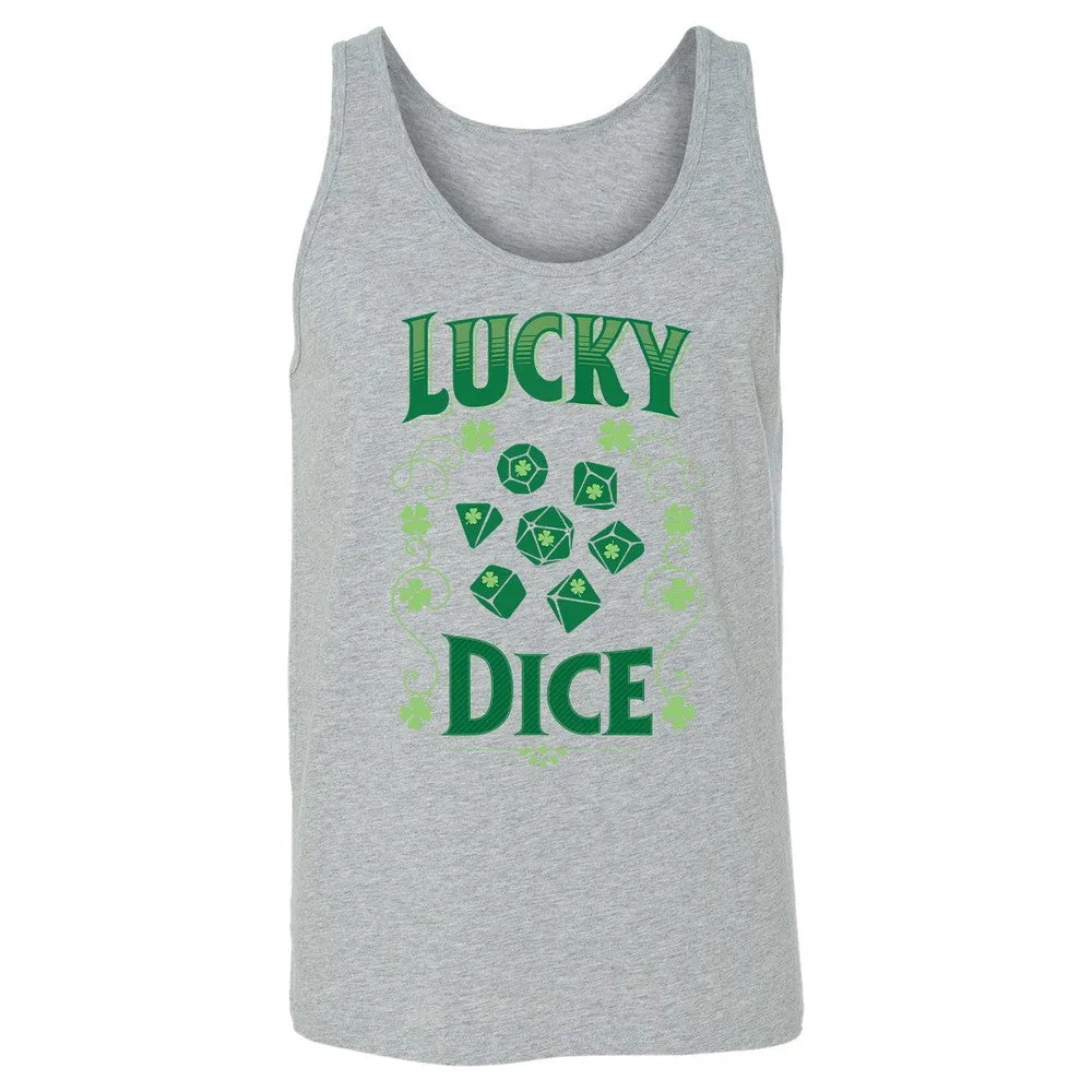 Lucky Dice Unisex Jersey Tank - Athletic Heather - 4