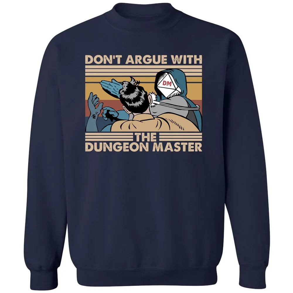 Don't Argue With The DM Classic Unisex Sweatshirt - Navy - 2