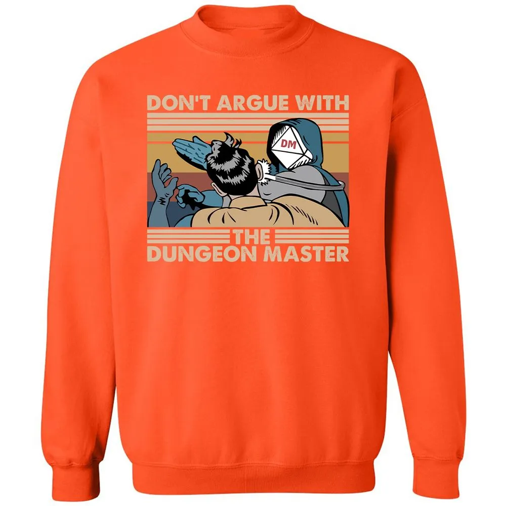 Don't Argue With The DM Classic Unisex Sweatshirt - Orange - 10