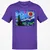 Dragon Starry Night Classic Unisex T-Shirt - Purple - 9