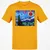 Dragon Starry Night Classic Unisex T-Shirt - Gold - 4