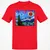Dragon Starry Night Classic Unisex T-Shirt - Red - 10