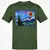 Dragon Starry Night Classic Unisex T-Shirt - Military Green - 6