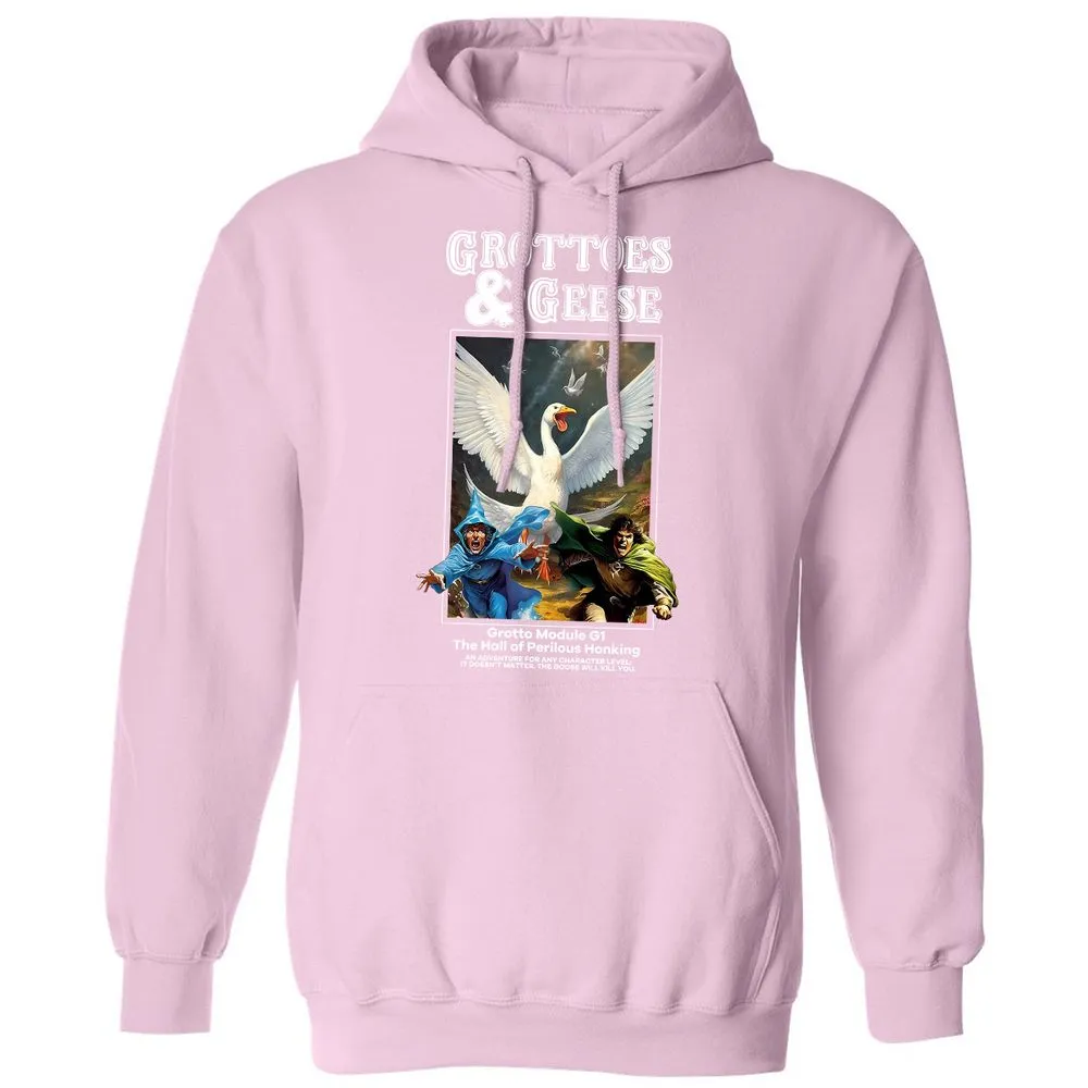 Grottoes & Geese Classic Unisex Hoodie - Light Pink - 3
