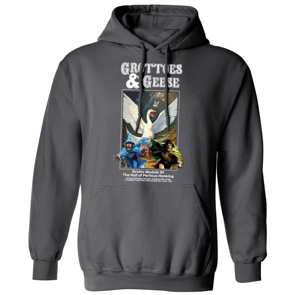 Grottoes & Geese Classic Unisex Hoodie - Charcoal - 7