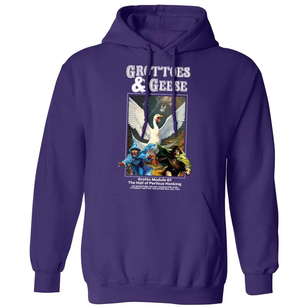 Grottoes & Geese Classic Unisex Hoodie - Purple - 6
