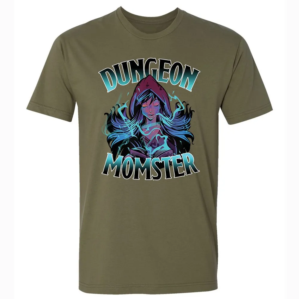 Dungeon Momster Premium Unisex T-Shirt - Military Green - 5
