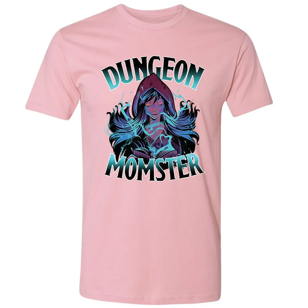 Dungeon Momster Premium Unisex T-Shirt - Light Pink - 3
