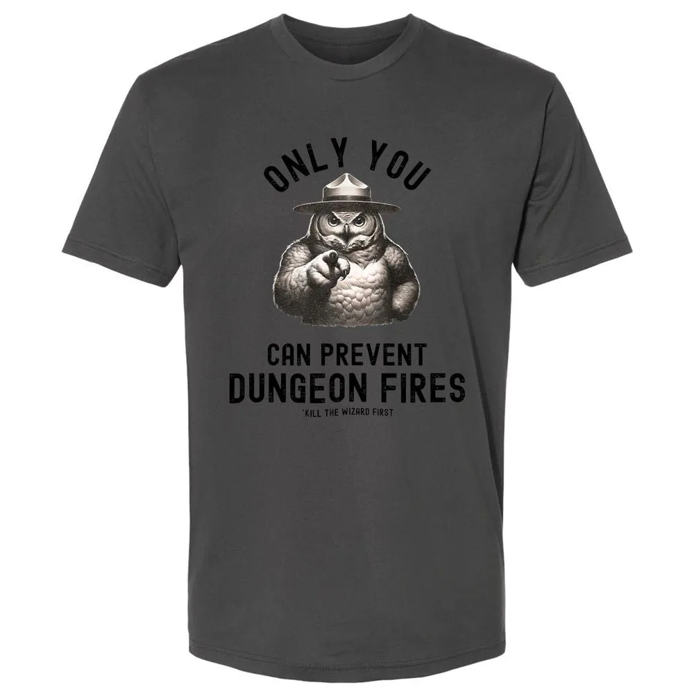Only You Can Prevent Dungeon Fires Premium Unisex T-Shirt - Heavy Metal - 8