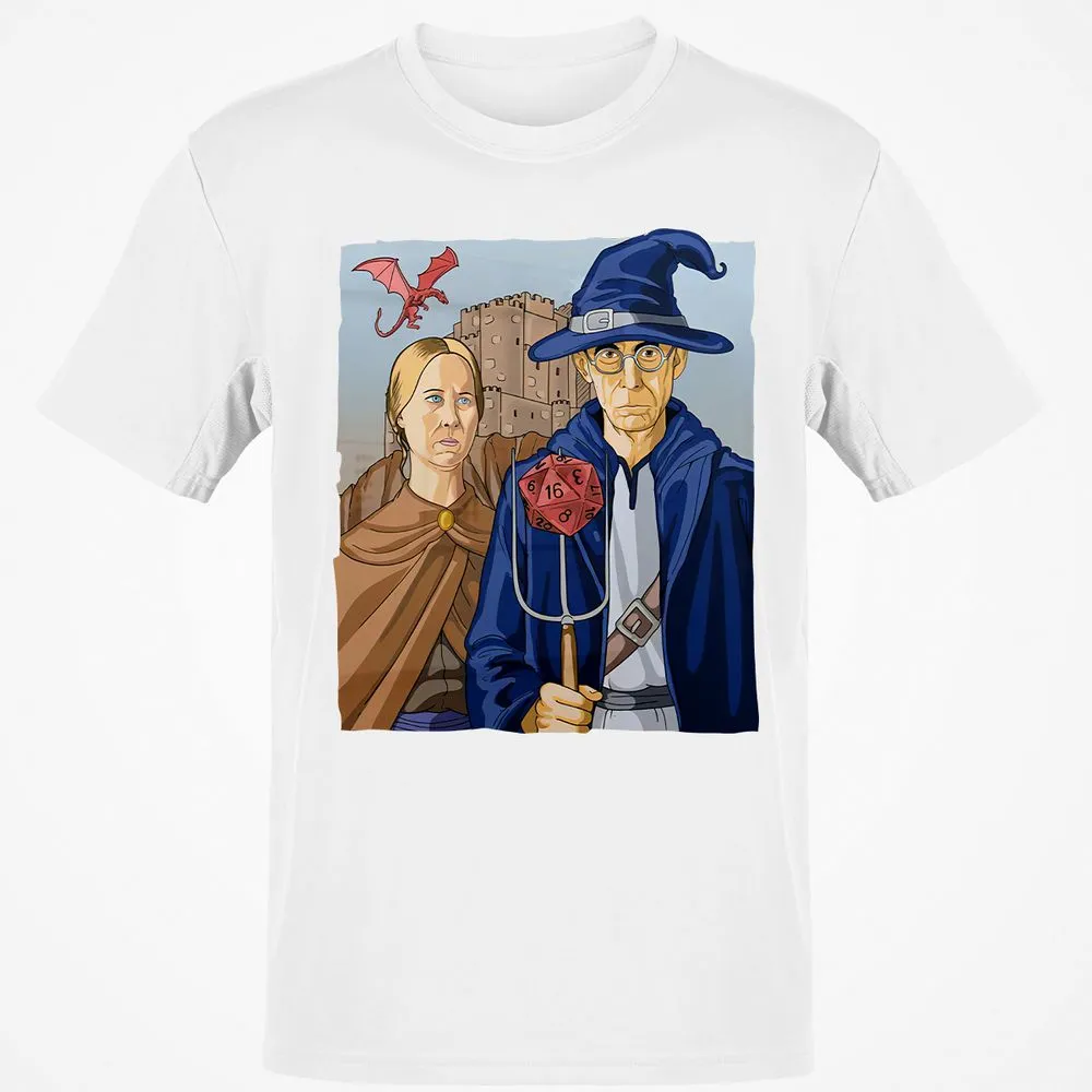 DnD Gothic Classic Unisex T-Shirt - White - 12