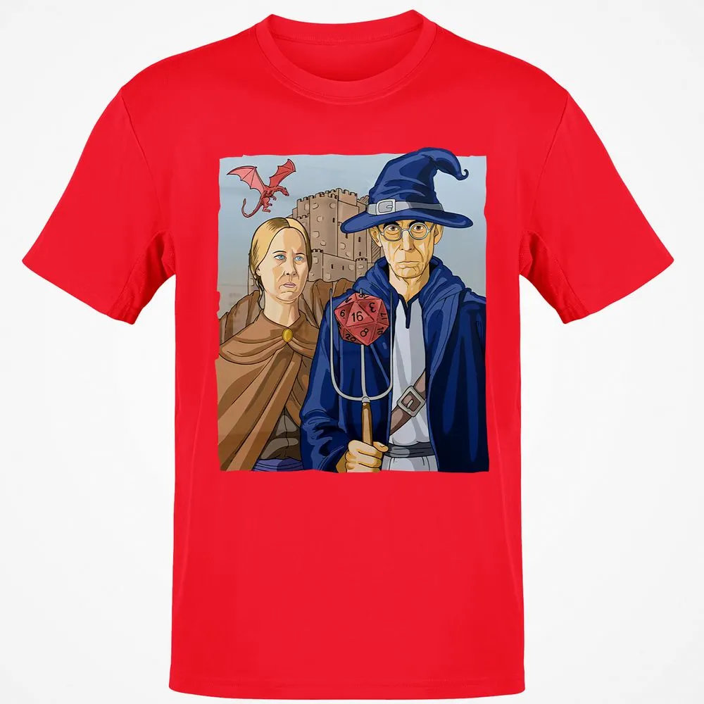 DnD Gothic Classic Unisex T-Shirt - Red - 10