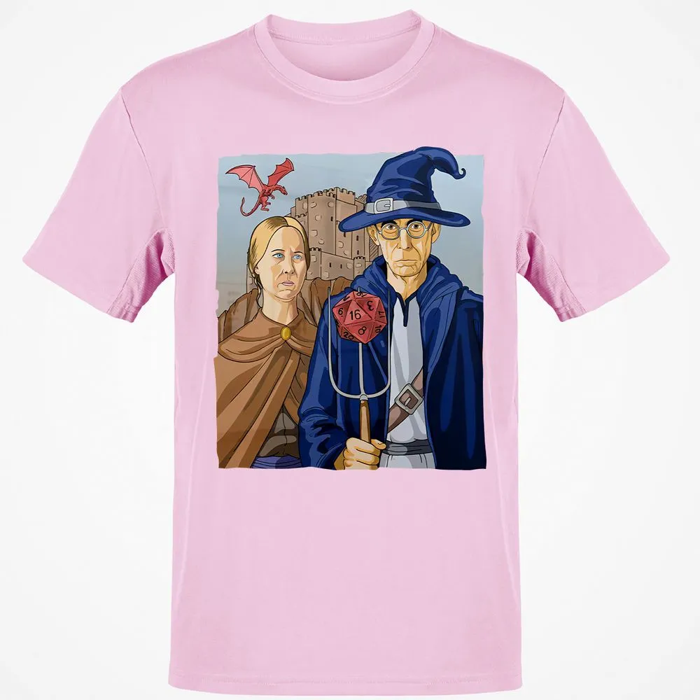 DnD Gothic Classic Unisex T-Shirt - Light Pink - 5