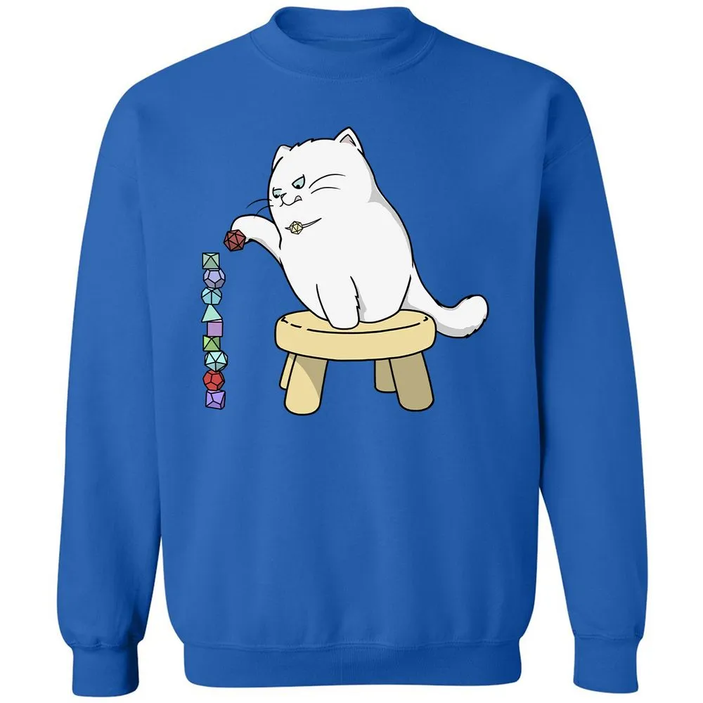 Cat Stacking Dice Classic Unisex Sweatshirt - Royal - 9