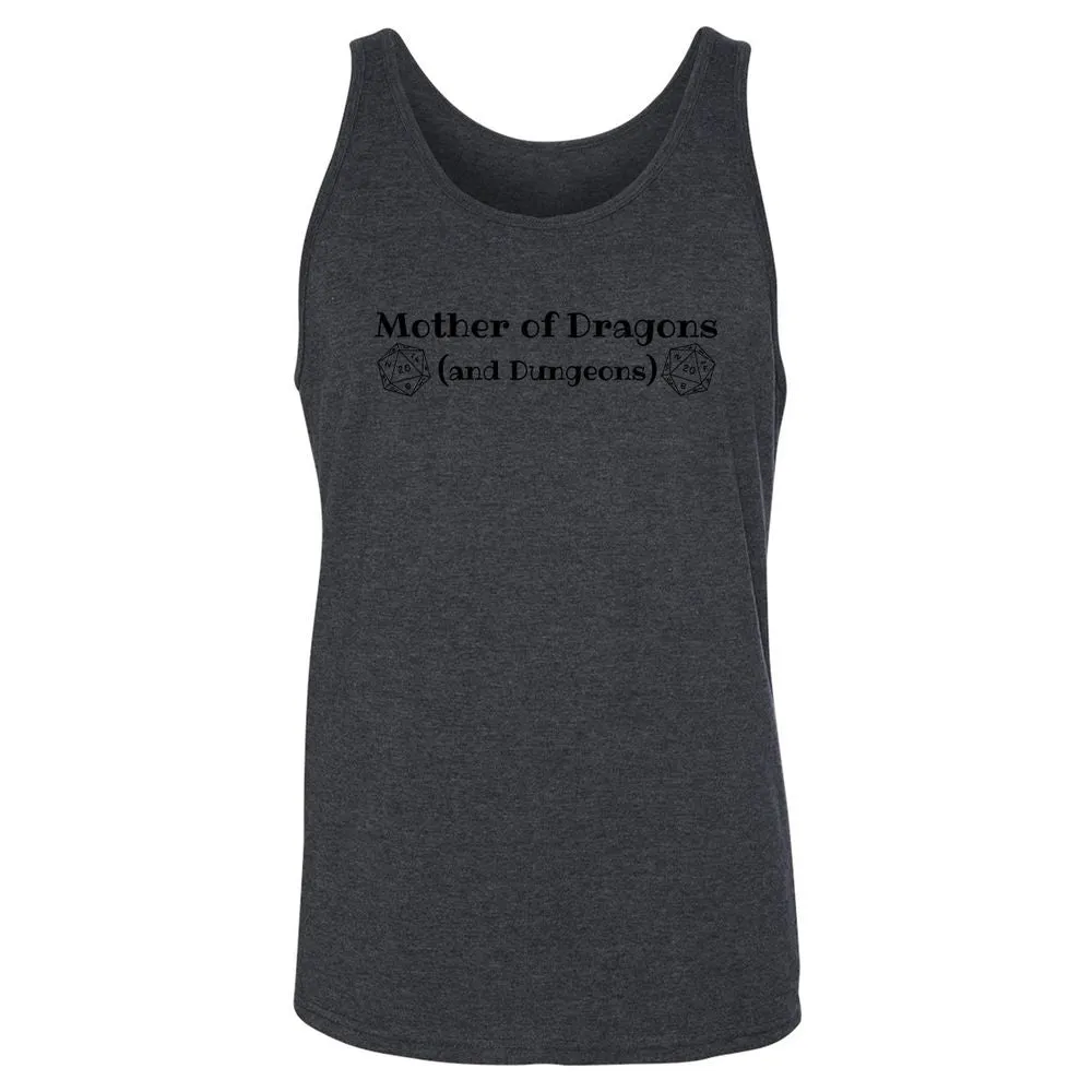 Mother Of Dragons Unisex Jersey Tank - Dark Grey Heather - 6