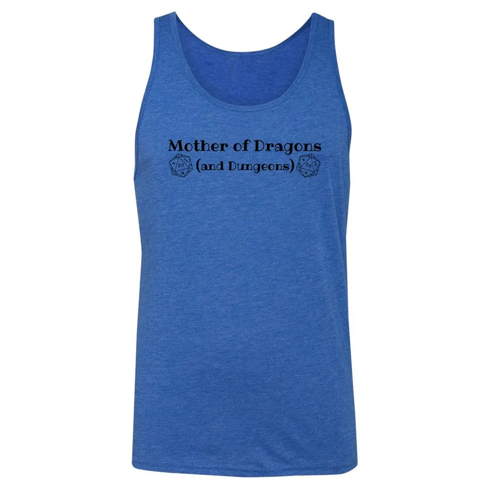 Mother Of Dragons Unisex Jersey Tank - True Royal Triblend - 12