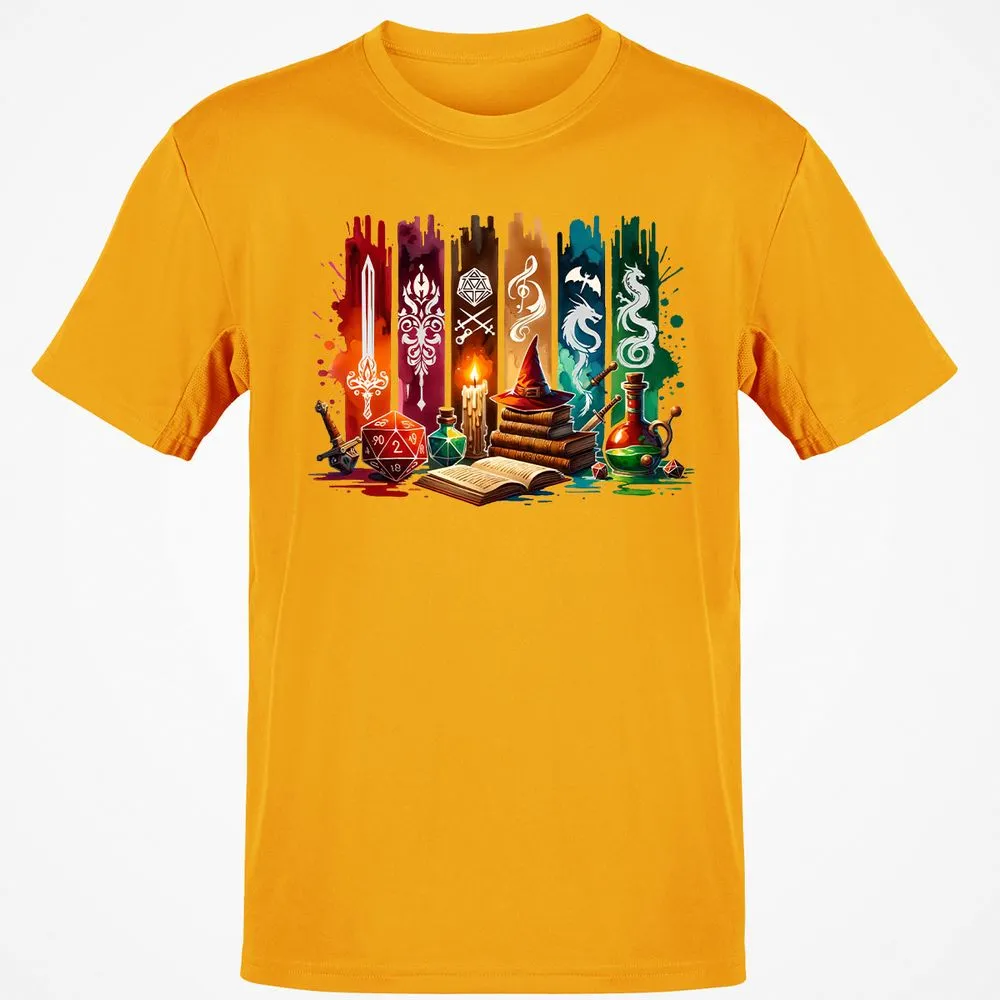 DnD Classes Classic Unisex T-Shirt - Gold - 4