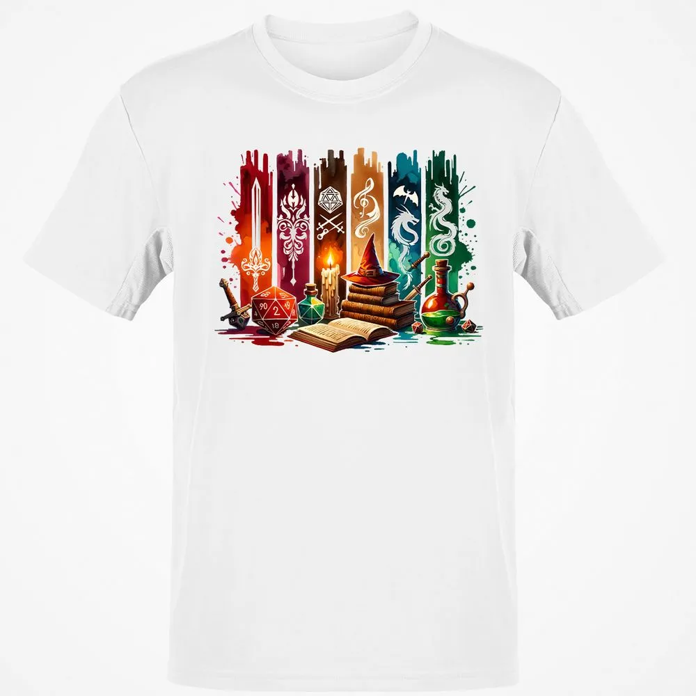 DnD Classes Classic Unisex T-Shirt - White - 1