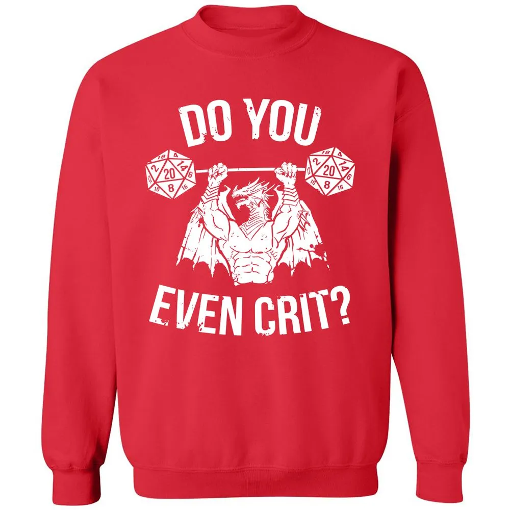 Do You Even Crit Classic Unisex Sweatshirt - Red - 5