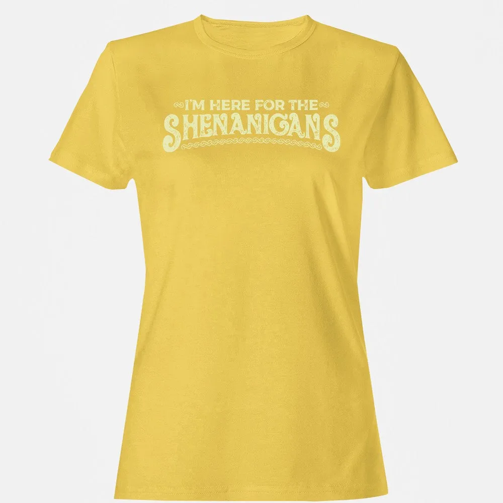 Here For The Shenanigans Women's T-Shirt - Daisy - 4