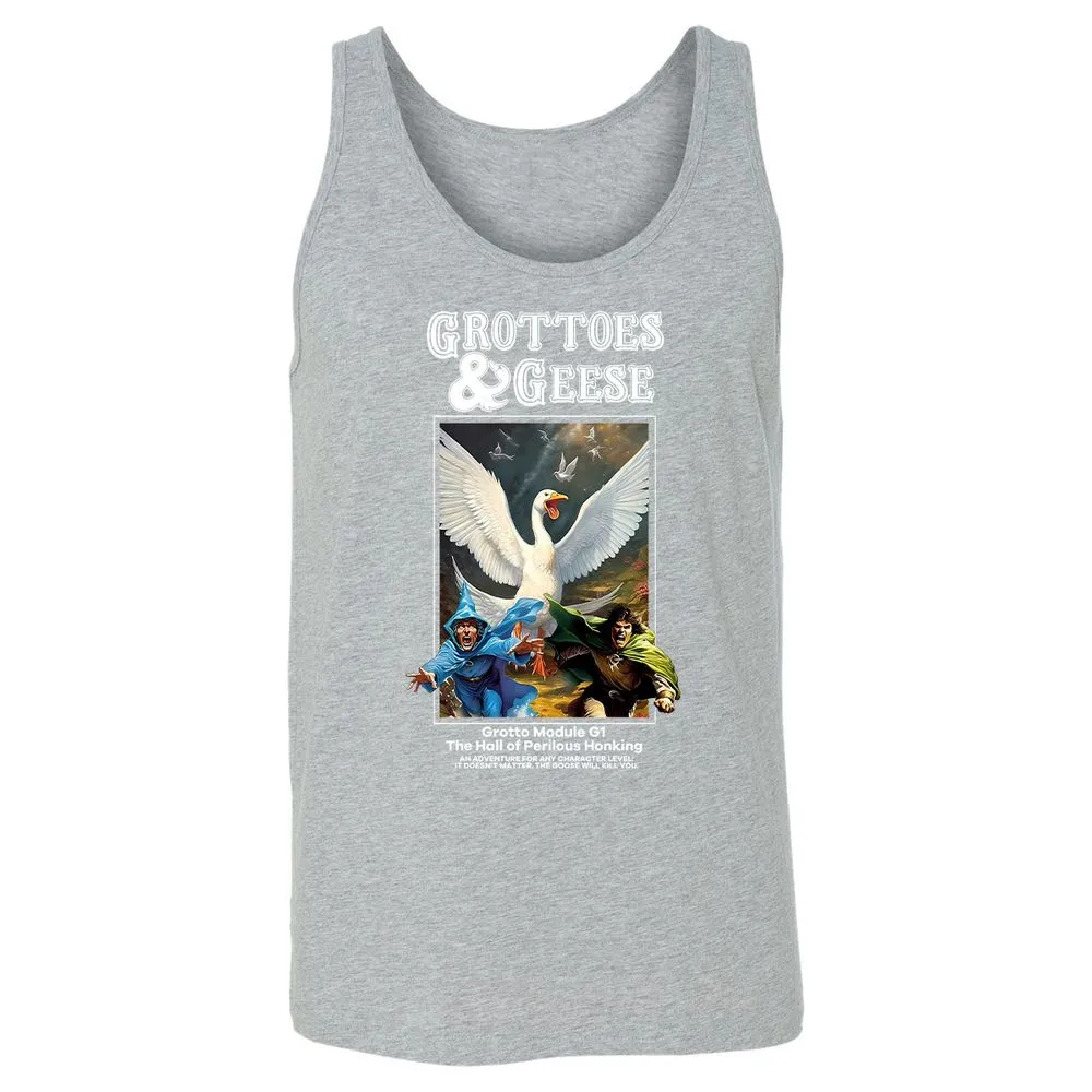 Grottoes & Geese Unisex Jersey Tank - Athletic Heather - 4