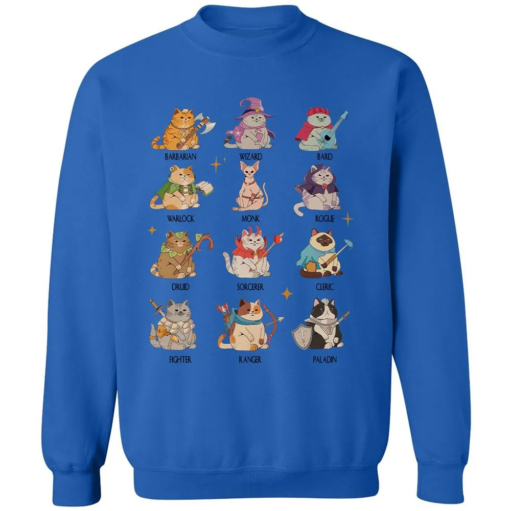 Dungeons And Cats Classic Unisex Sweatshirt - Royal - 9
