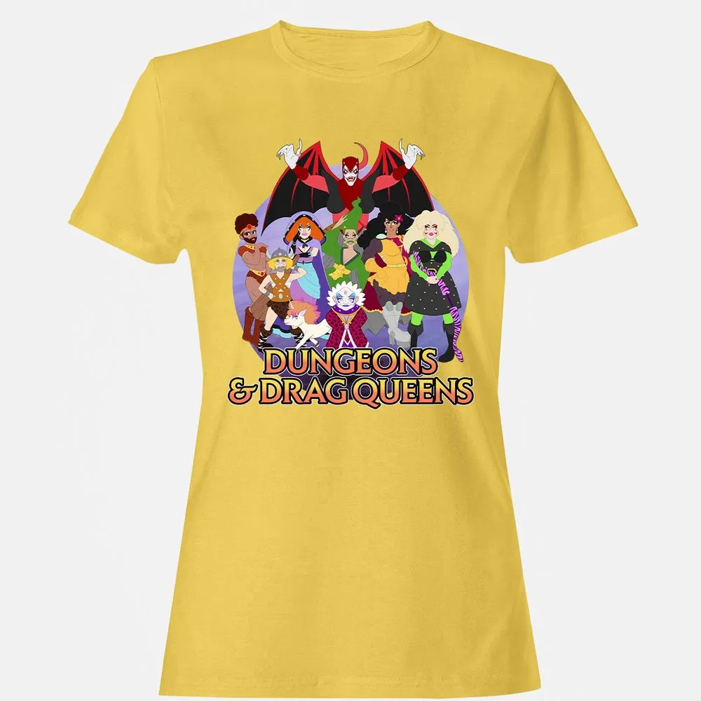 Dungeons n Drag Queens Cartoon Women's T-Shirt - Daisy - 4