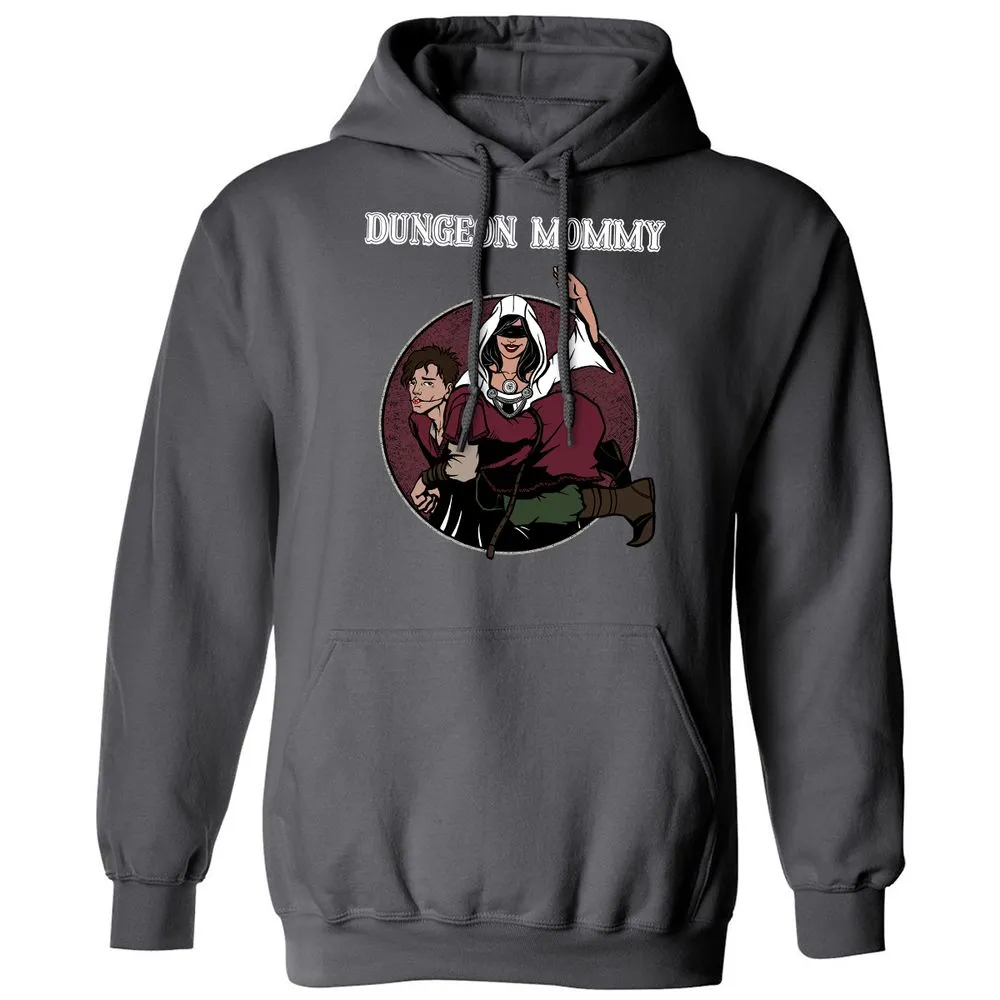 Dominant Dungeon Mommy Classic Unisex Hoodie - Charcoal - 7