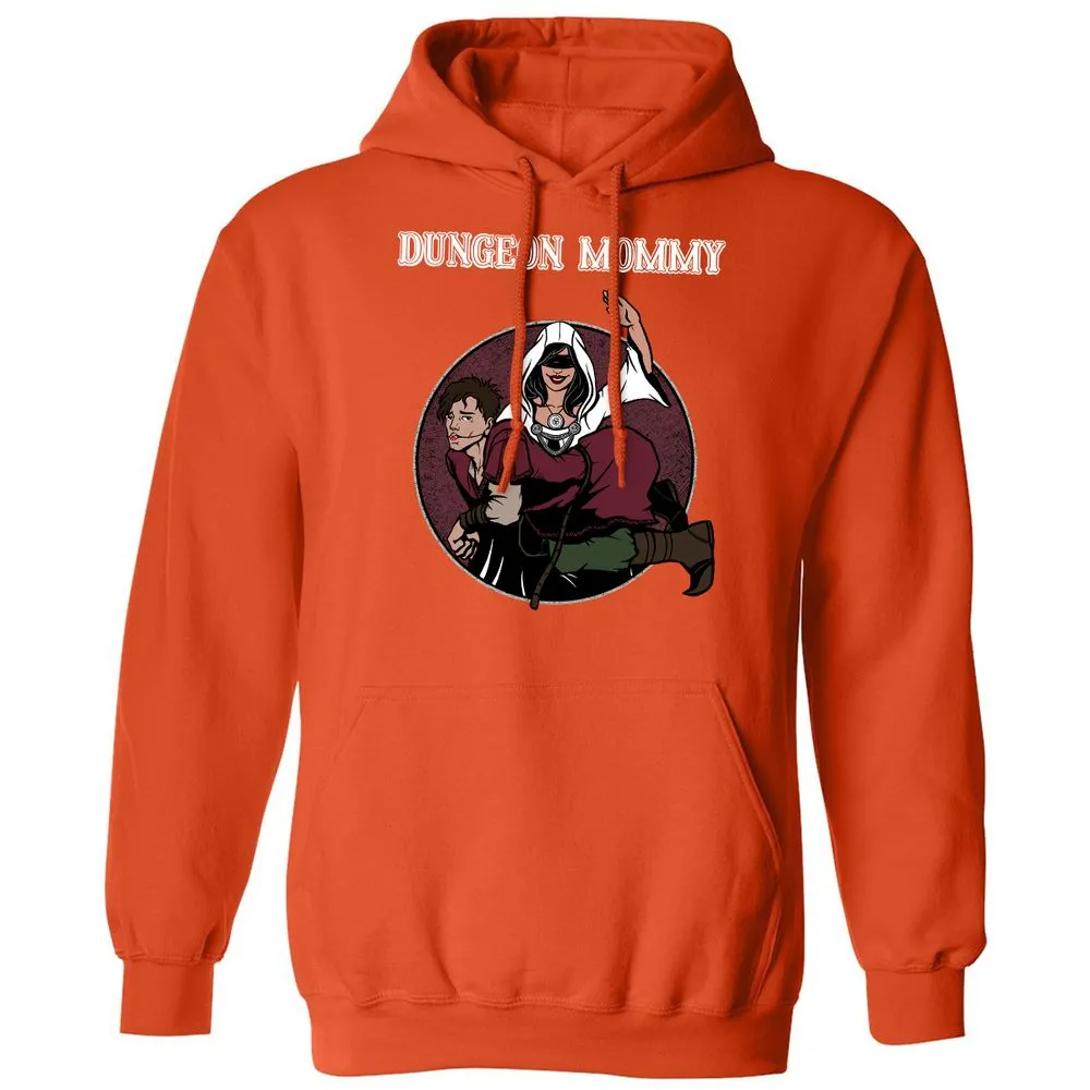 Dominant Dungeon Mommy Classic Unisex Hoodie - Orange - 10