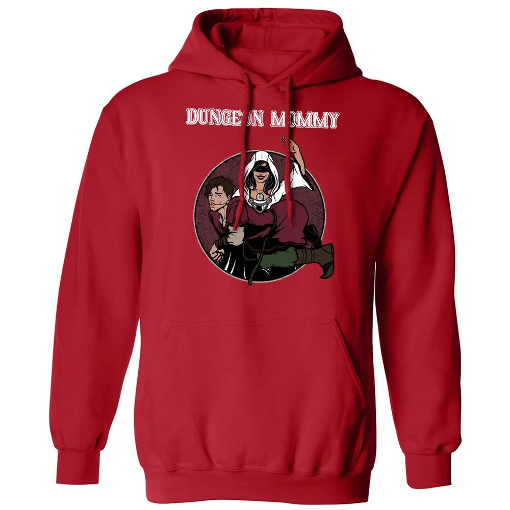Dominant Dungeon Mommy Classic Unisex Hoodie - Red - 5