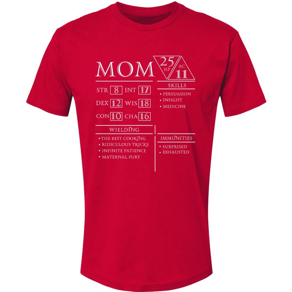 Mom Stats - Red - 6