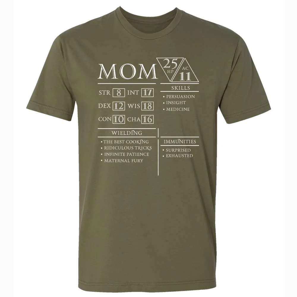 Mom Stats - Military Green - 5
