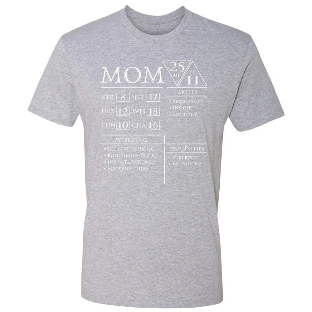 Mom Stats - Heather Grey - 9